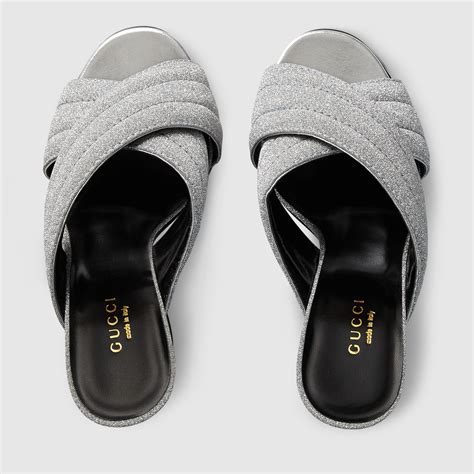 glitter lilly gucci sandals|Glitter Gucci Sandals for Women .